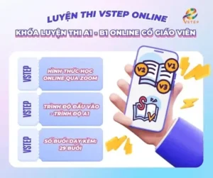 Khóa luyện thi A1 - B1 Online có giáo viên dạy kèm